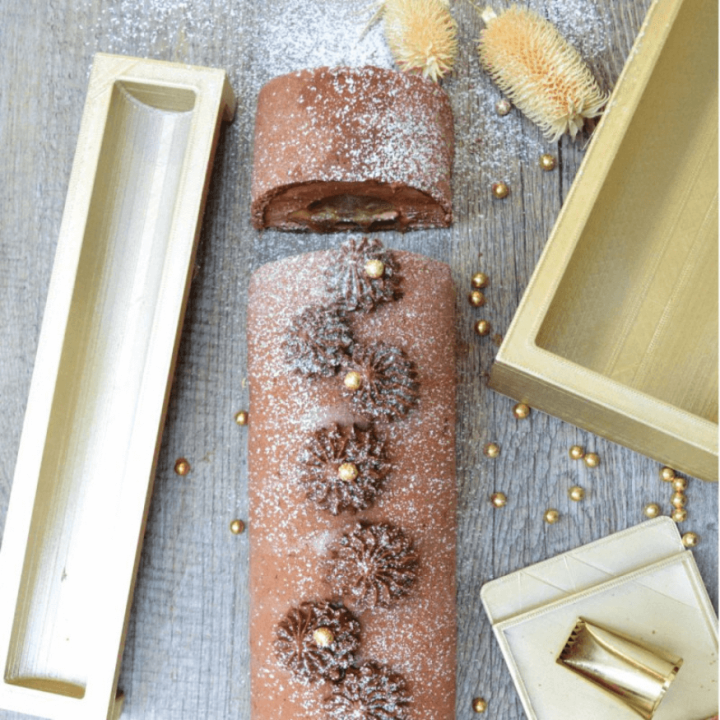 Moule silicone bûche 25 cm – ScrapCooking