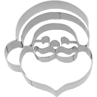 Emporte-pièce inox Tête Père Noël 6 cm – Birkmann