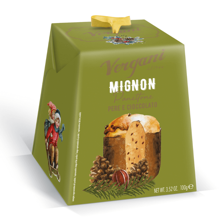 Mini Panettone "Mignon" Poire Chocolat - Vergani