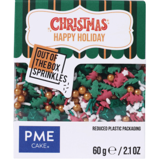 Décor Sprinkles Happy Holidays 60 g – PME