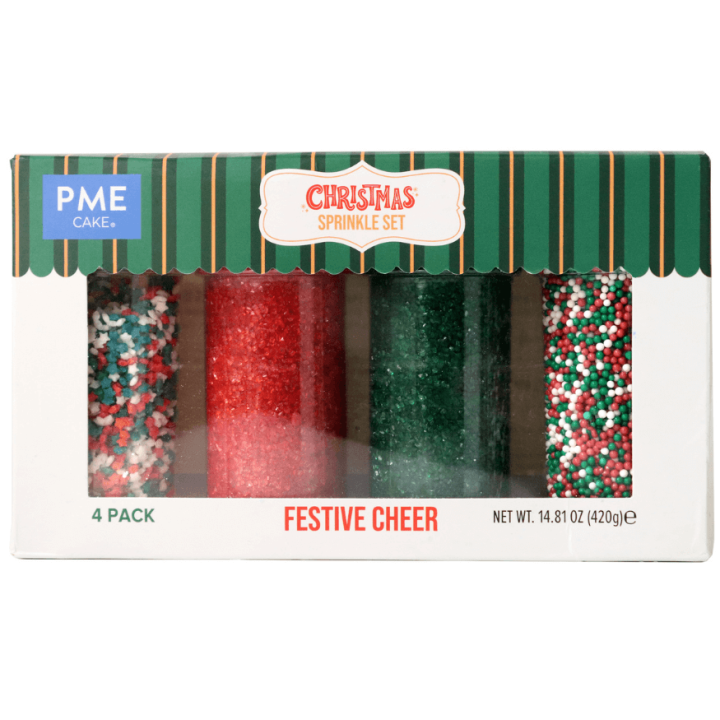 Décor Sprinkles 4 Tubes Joie Festive – PME