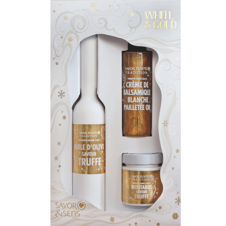 Coffret de Fêtes White & Gold – Savor et Sens