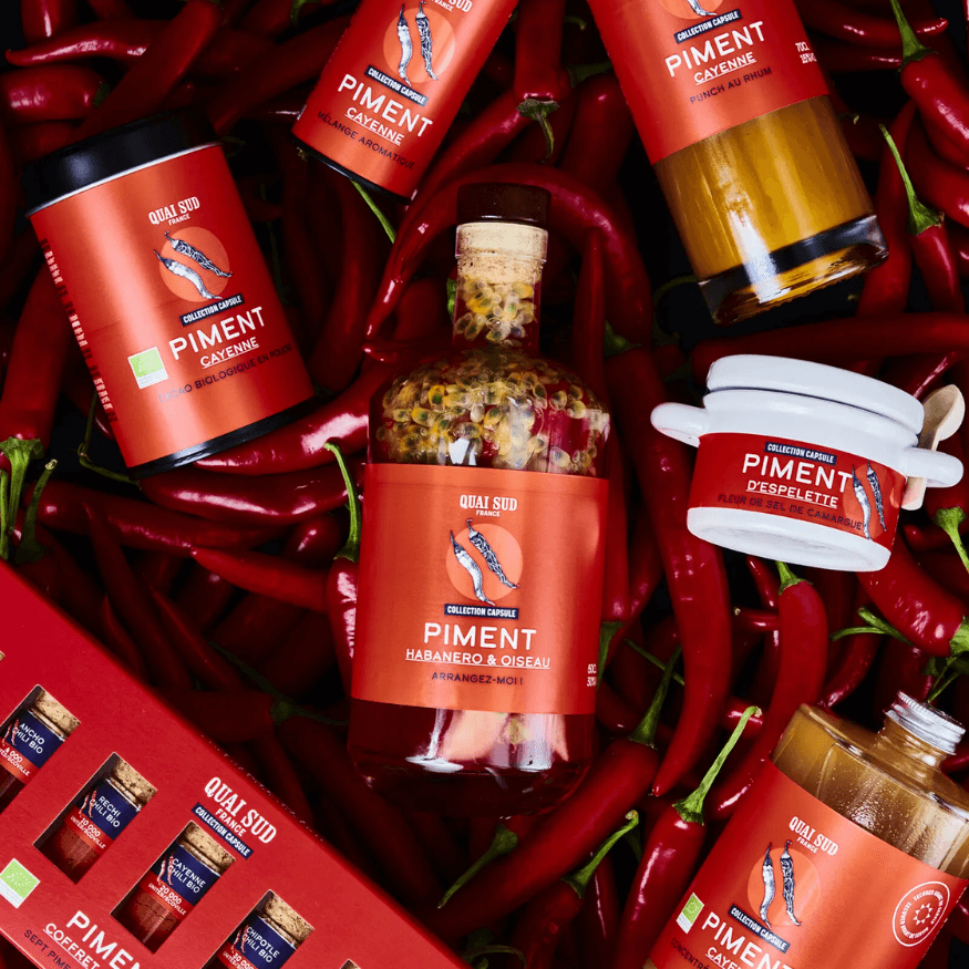 Coffret Scoville 7 piments bio du Monde – Quai Sud
