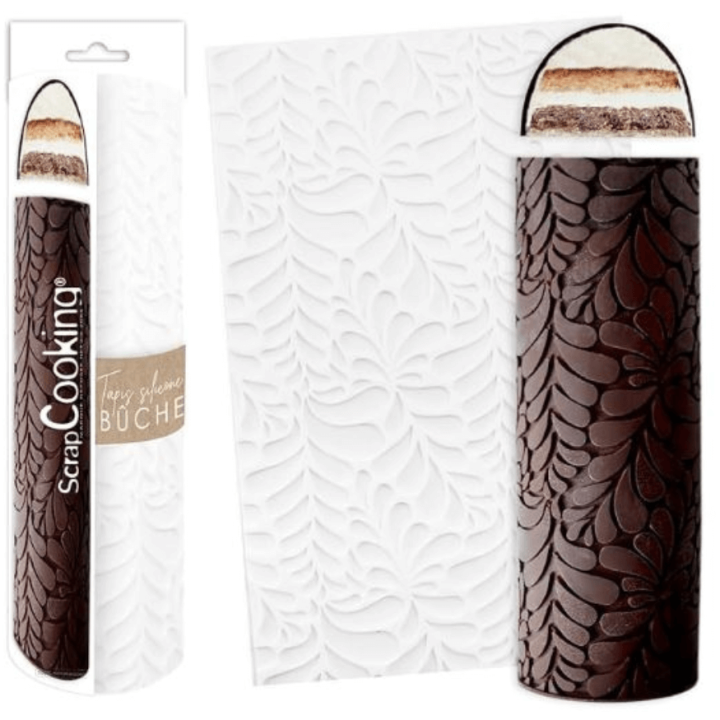 Tapis 3D silicone bûche Ondine – ScrapCooking | Alice Délice