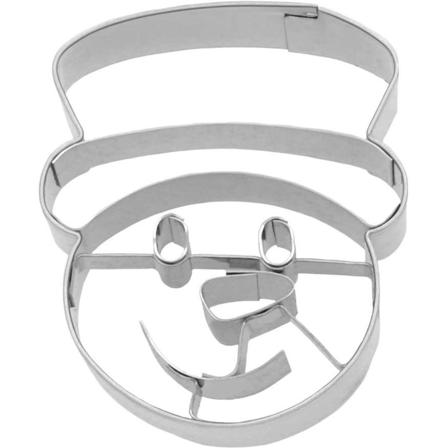 Emporte-pièce inox Tête Bonhomme de Neige 6 cm – Birkmann