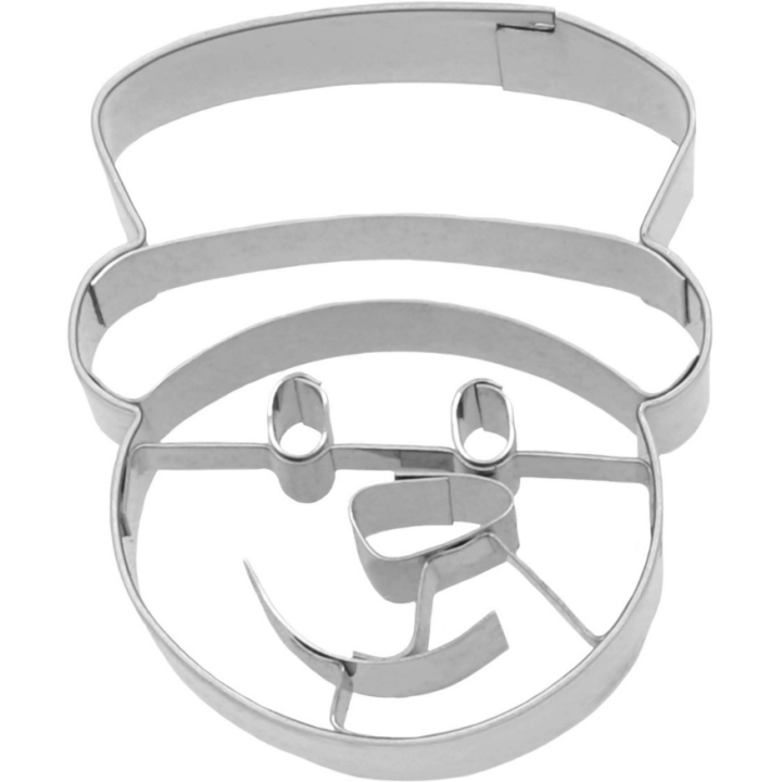 Emporte-pièce inox Tête Bonhomme de Neige 6 cm – Birkmann