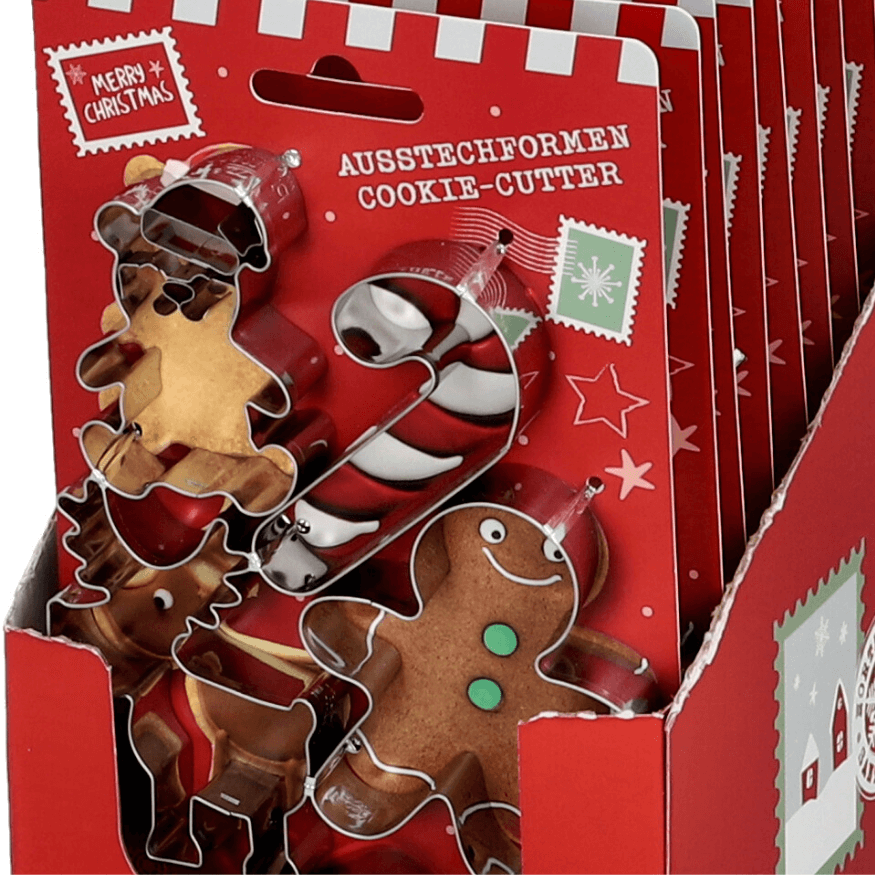 Set 5 emporte-pièces inox Noël – Birkmann | Alice Délice