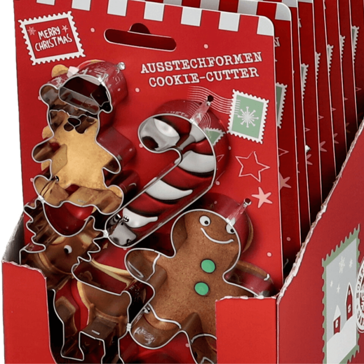 Set 5 emporte-pièces inox Noël – Birkmann | Alice Délice