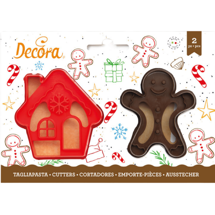 Set 2 emporte-pièces Pain d’Épices & Maison – Décora
