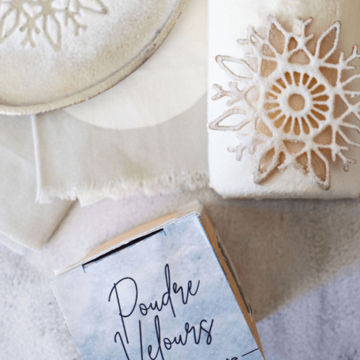 Poudre de velours Neige Étincelante 100 g – ScrapCooking