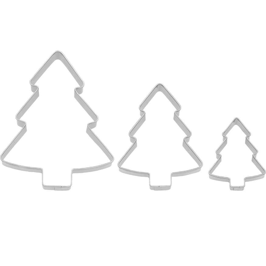 Emporte-pièce inox 3 sapins – Birkmann | Alice Délice