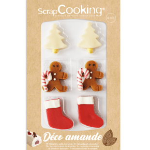 Déco Sweet Xmas (Noël) pâte d’amande 33 g – ScrapCooking