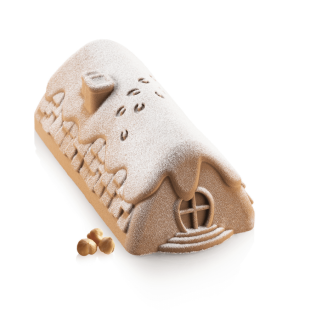 Moule à bûche Winter Cottage 1100 – Silikomart | Alice Délice