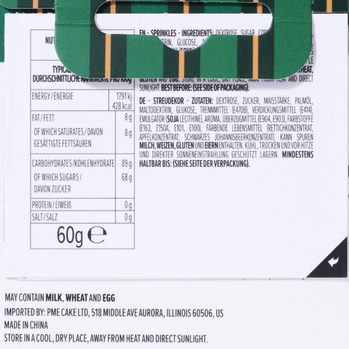 Décor à parsemer Sprinkles Santa Claus 60 g – PME