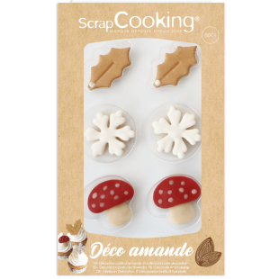Déco Hiver pâte d’amande 15 g – ScrapCooking