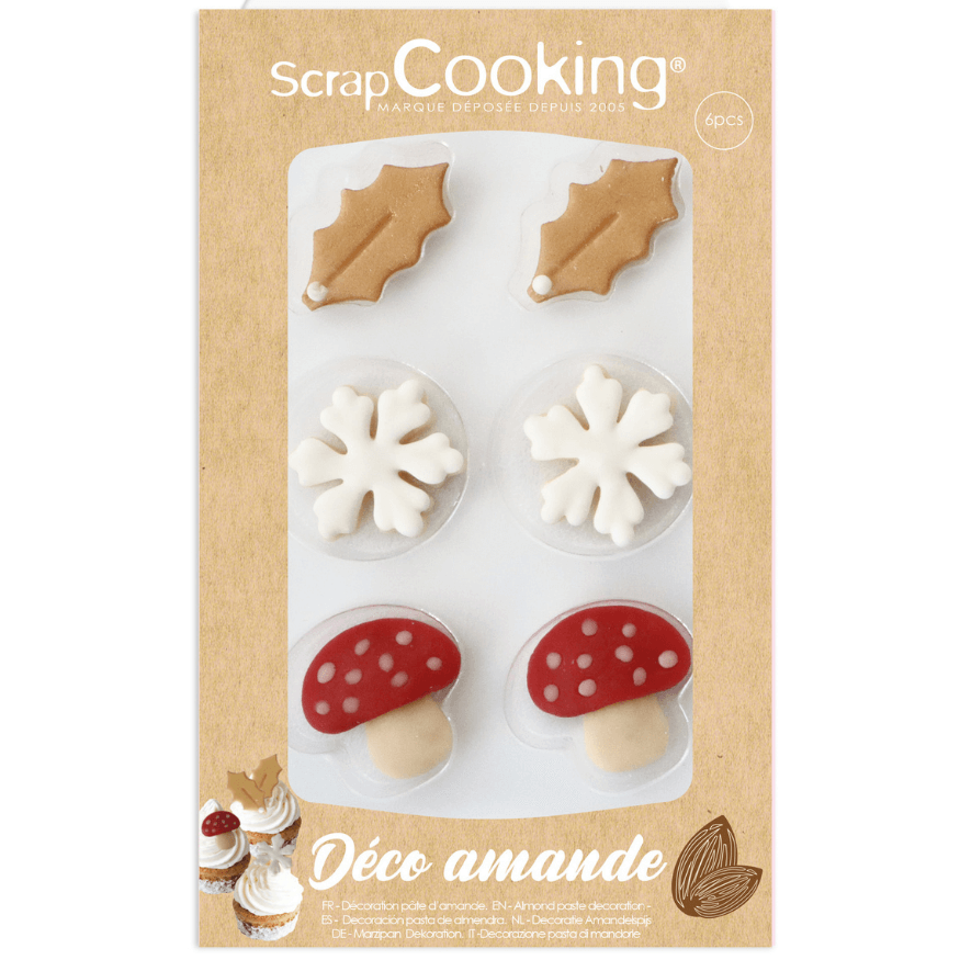 Déco Hiver pâte d’amande 15 g – ScrapCooking