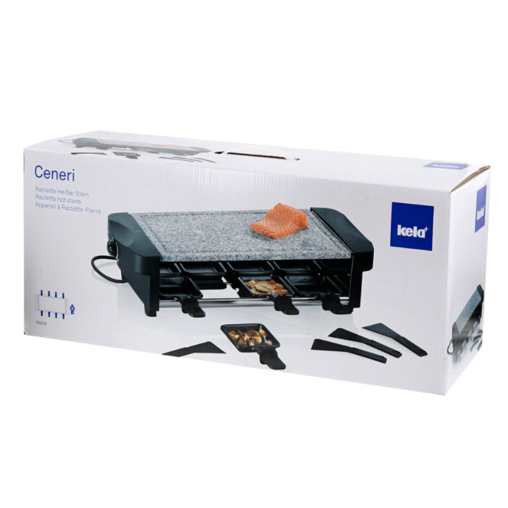 Appareil à raclette 8 pers. avec pierre – Kela | Alice Délice