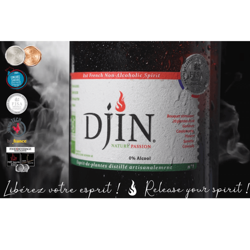 Gin sans alcool Passion 50 cl – Djin | Alice Délice