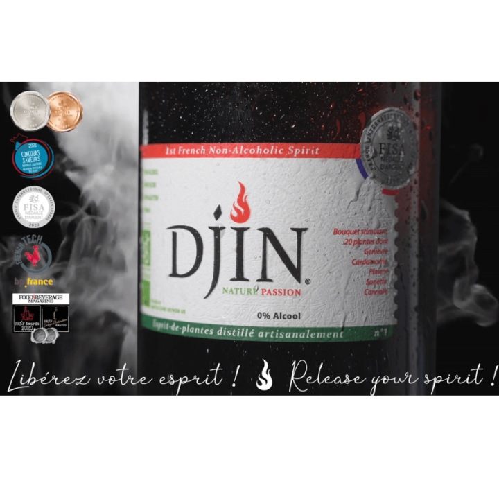 Gin sans alcool Passion 50 cl – Djin | Alice Délice