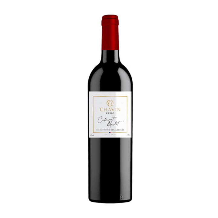 Cabernet Merlot désalcoolisé 75 cl – Chavin Zéro | Alice Délice