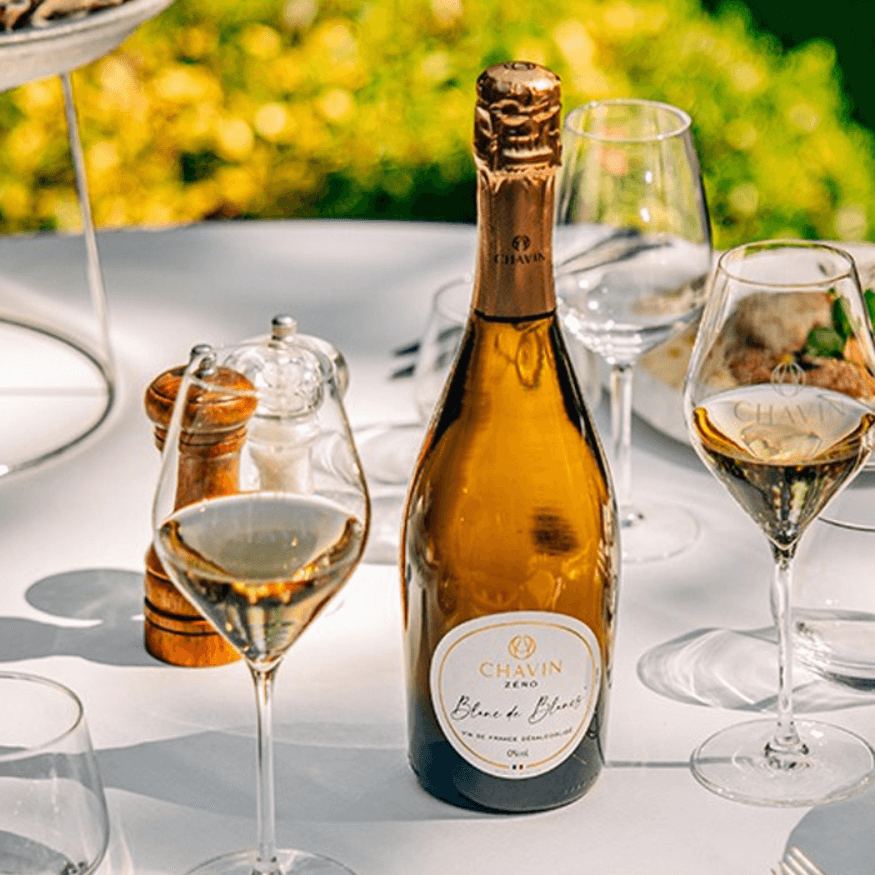 Blanc de Blancs désalcoolisé 75 cl – Chavin Zéro | Alice Délice