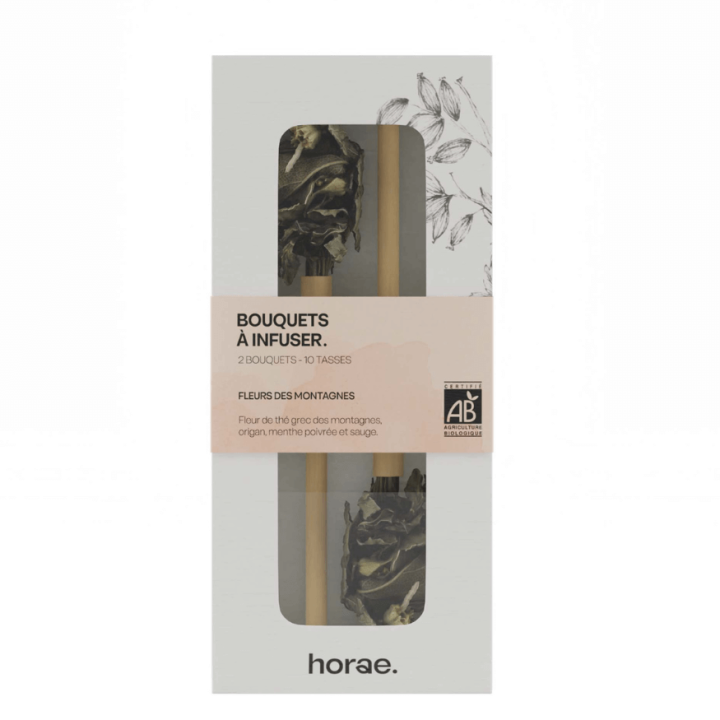 2 Bouquets à infuser Fleurs des montagnes – Horae | Alice Délice