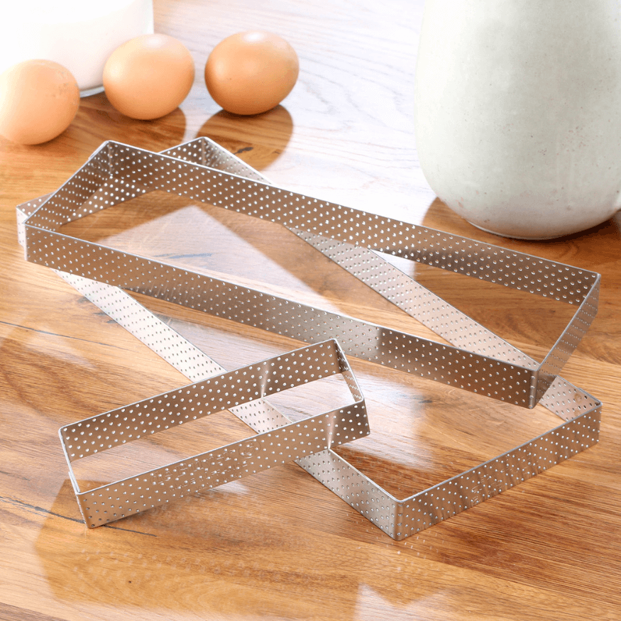 Cadre à tartelette inox 12x4 cm – Alice Délice