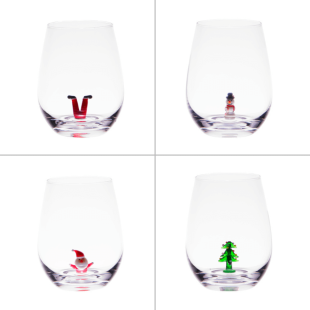 Verre fantaisie Jingle 50 cl – Table Passion – Aléatoire