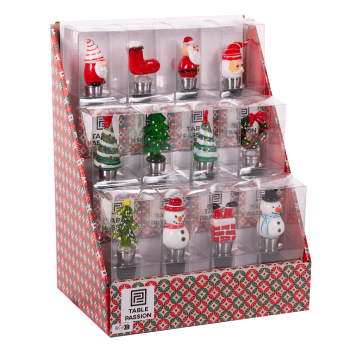 Bouchon bouteille Jingle Noël – Table Passion – Aléatoire