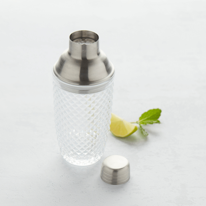 Shaker verre & inox 400 ml Point Virgule – Cocktails précis et élégants | Alice Délice