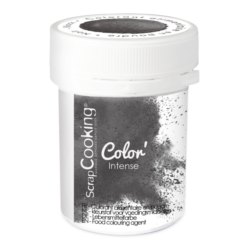 Colorant en poudre noir 5 g ScrapCooking – Color Intense | Alice Délice