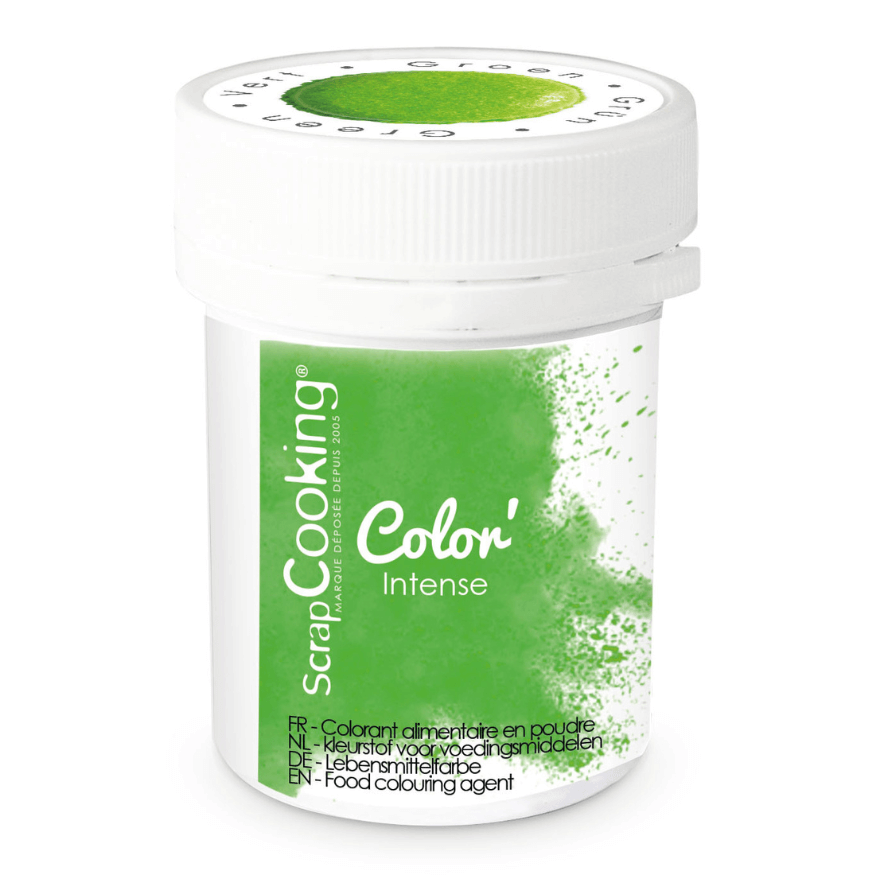 Colorant en poudre vert 5 g ScrapCooking – Color Intense | Alice Délice
