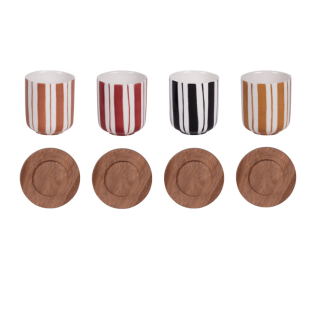 Coffret 4 tasses 10cl Singita - Table Passion