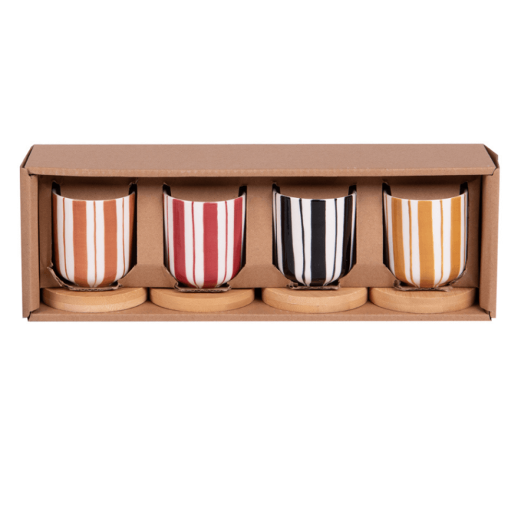 Coffret 4 tasses 10cl Singita - Table Passion