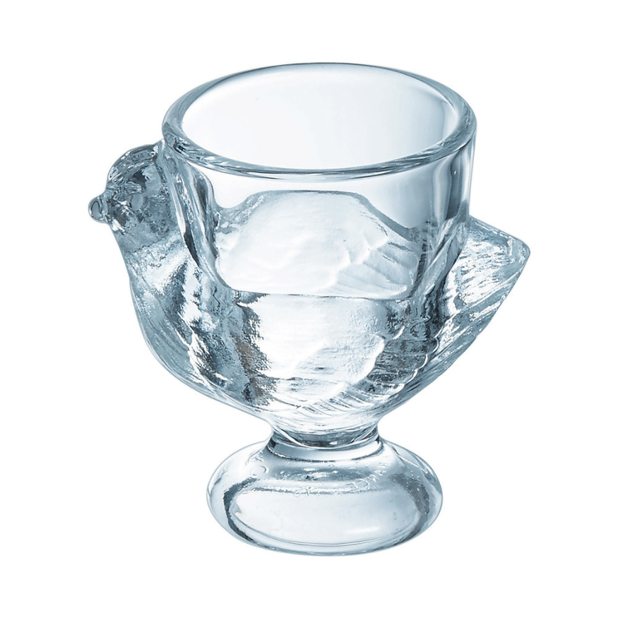 Coquetier poule en verre – Luminarc | Original & robuste | Alice Délice