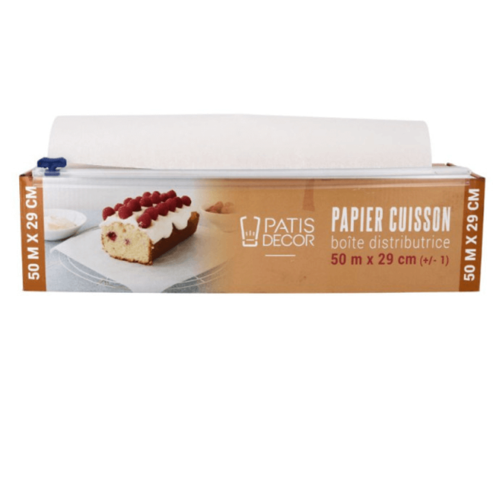 Papier cuisson en boîte distributrice - Patisdécor