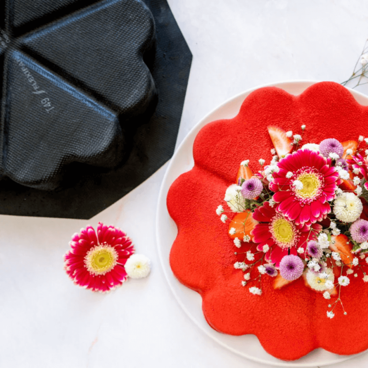 Moule Cœur de Fleur 26 cm – Flexipan | Alice Délice