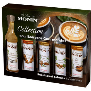 Coffret cafés gourmands 5 mignonnettes 50ml - Monin