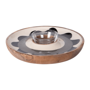 Plat Apéritif en Manguier Zanzibar 30 cm – Table Passion