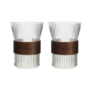 2 tasses en verre 325ml Karl - Ogo Living