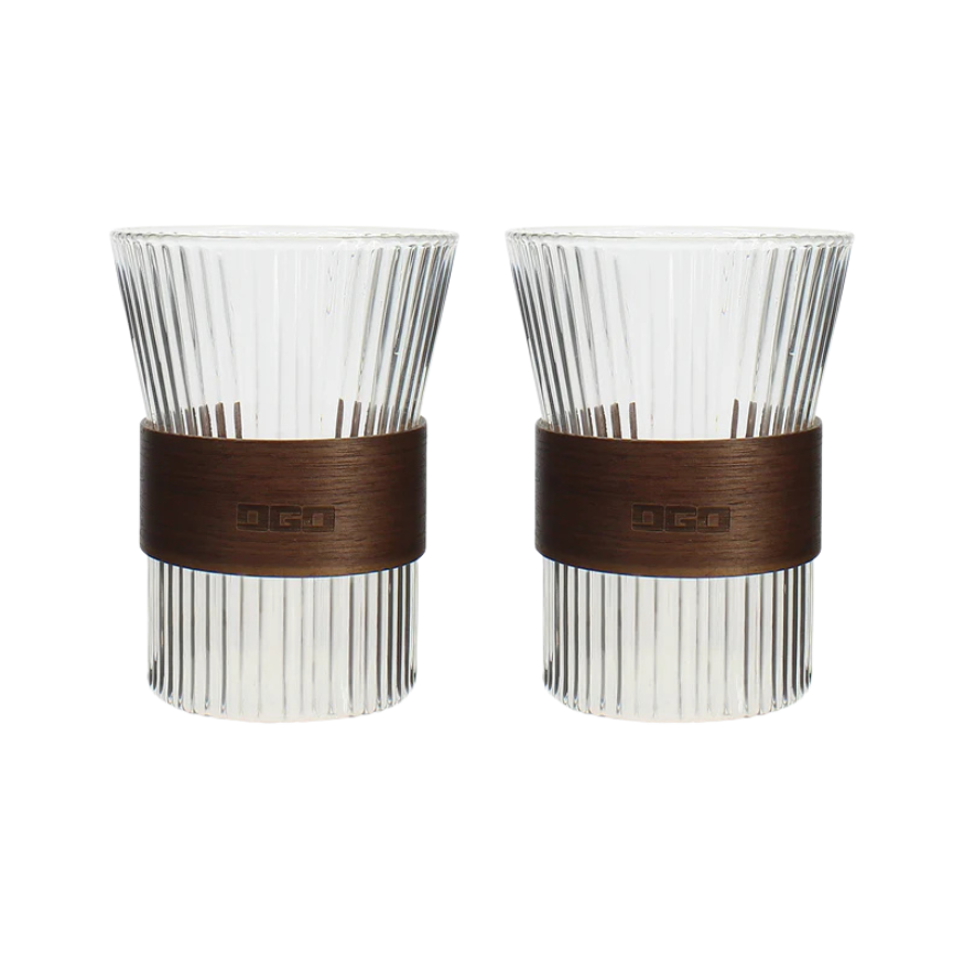 2 tasses en verre 325ml Karl - Ogo Living