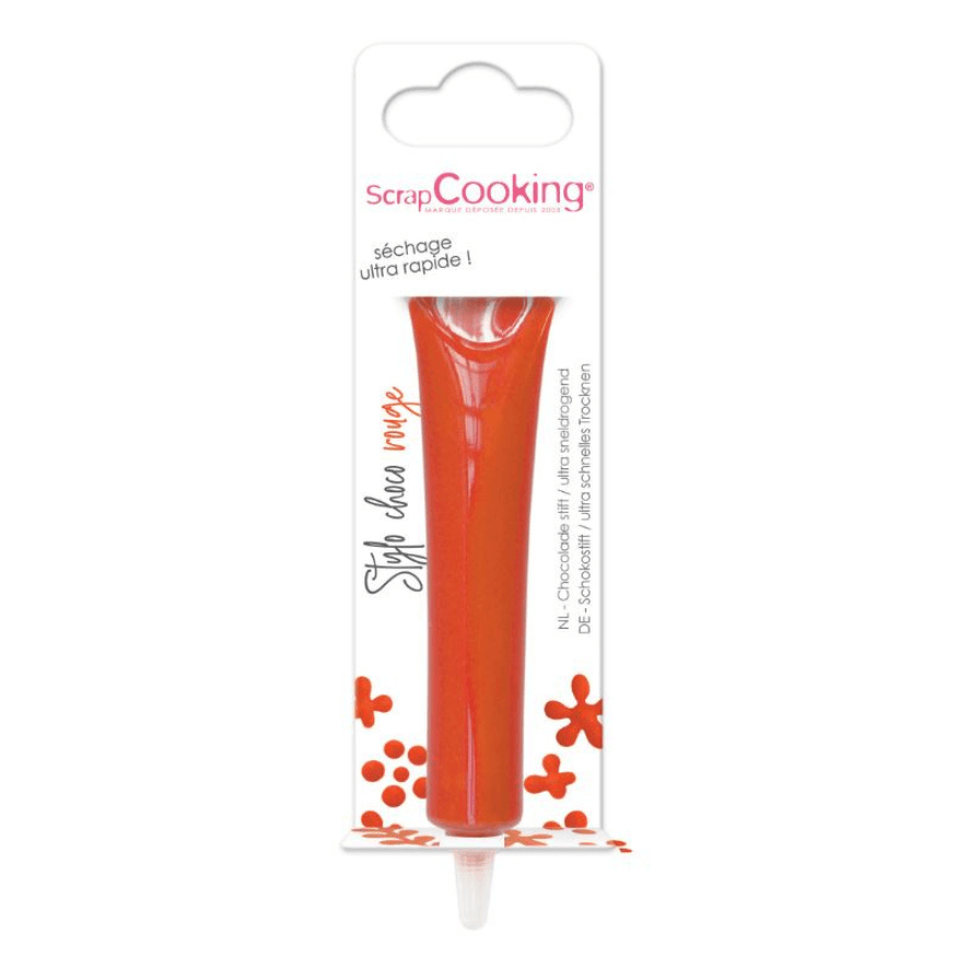 Stylo de Glaçage Rouge 25 g – Scrapcooking