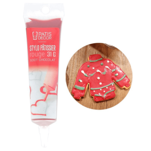 Stylo de Glaçage Chocolat Rouge 31 g – Patisdecor