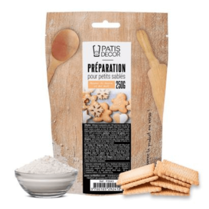 Préparation pour Petits Sablés Nature 250 g – Patisdecor