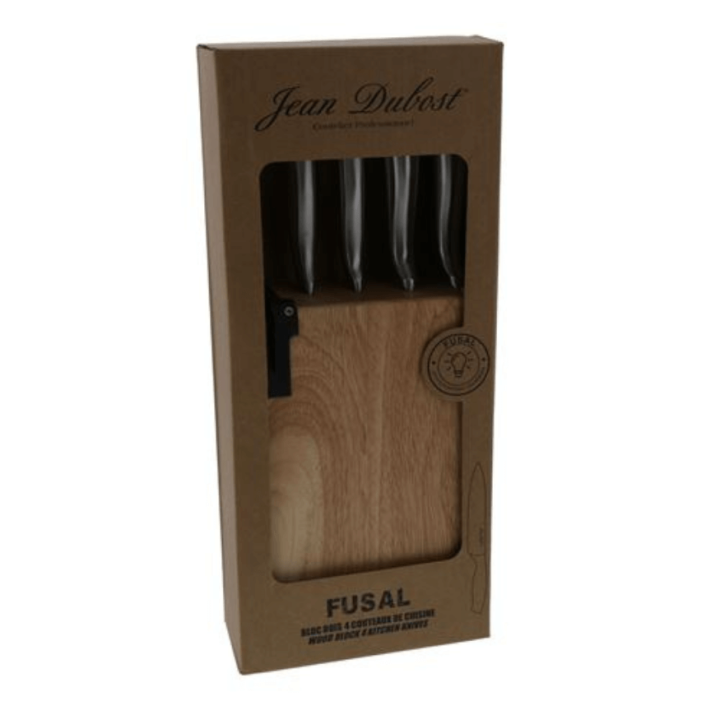 Bloc 4 couteaux avec affûteur Fusal – Jean Dubost