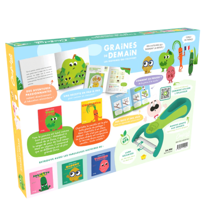Coffret Graines de Demain et Éplucheur – Chefclub – Découverte & Cuisine
