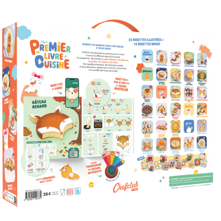 Coffret « Mon Premier Livre de Cuisine » – Chefclub – Débuter en Cuisine