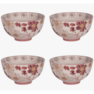 Coffret 4 coupelles 11 cm Kiyo – Céramique Table Passion | Alice Délice