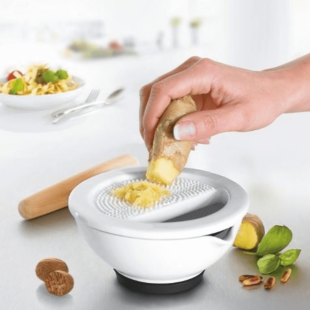 Mortier en porcelaine avec râpe Suri – Gefu | Alice Délice