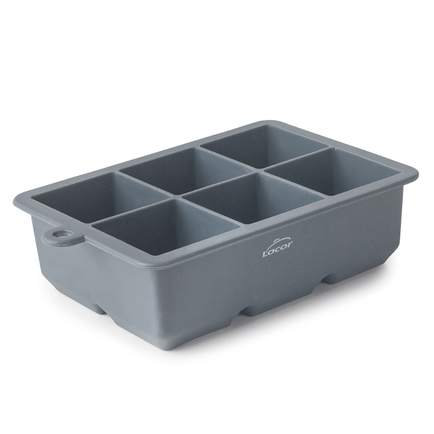 Bac à glaçons XL silicone 6 pièces avec couvercle – Lacor | Alice Délice